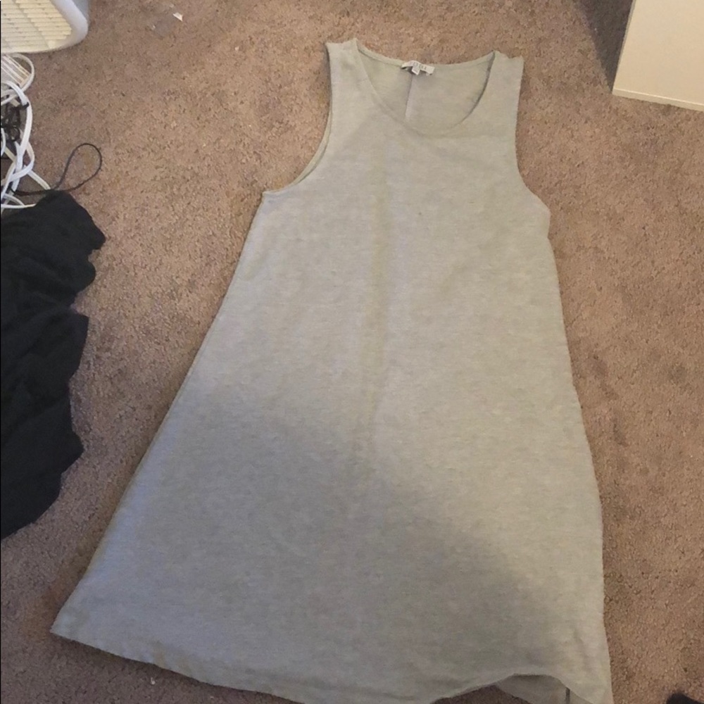 Tobi grey cotton dress
